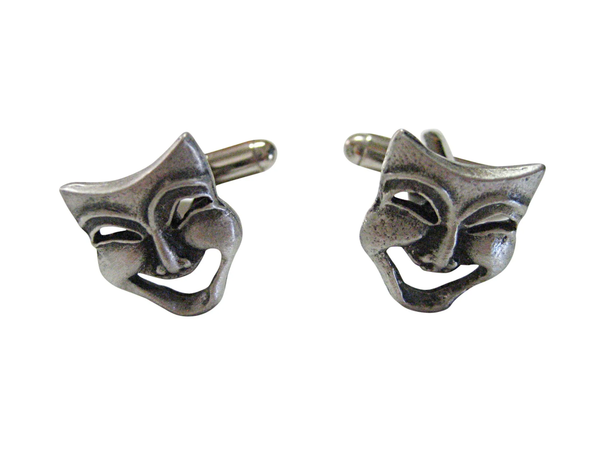 Textured Drama Happy Mask Cufflinks