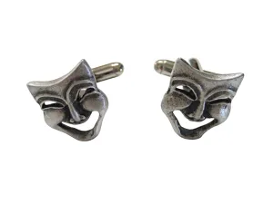 Textured Drama Happy Mask Cufflinks