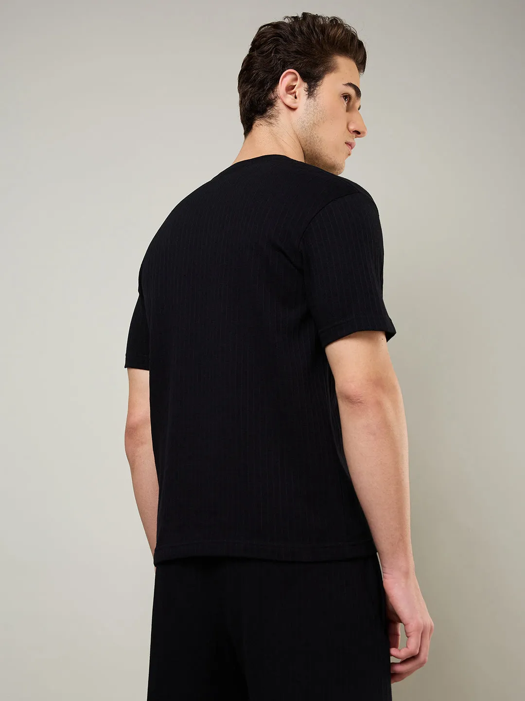 Textured Jacquard T-Shirts