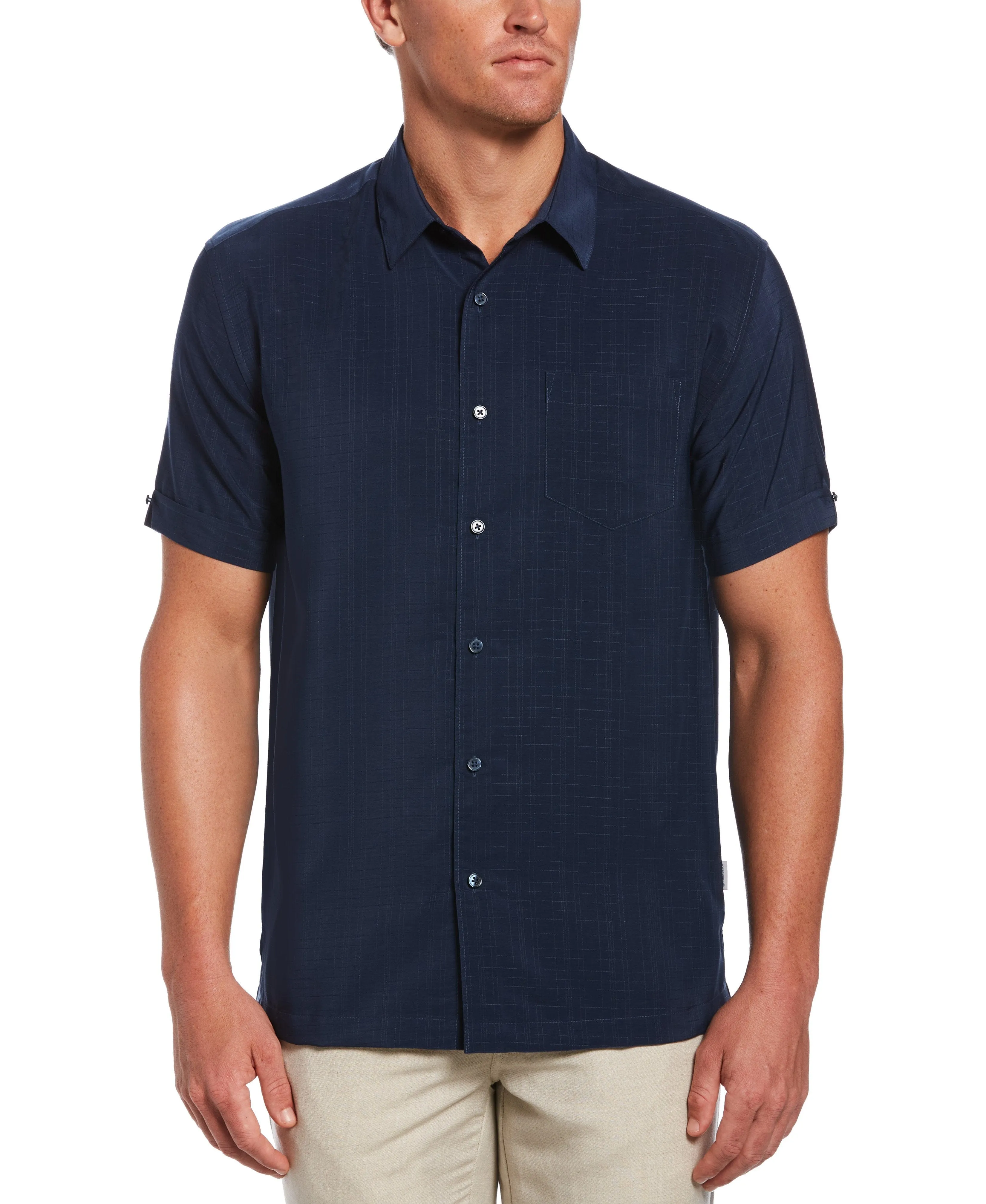 Textured One Pocket Shirt