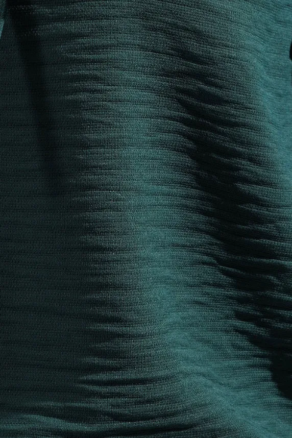 Textured Scoop Neck Top