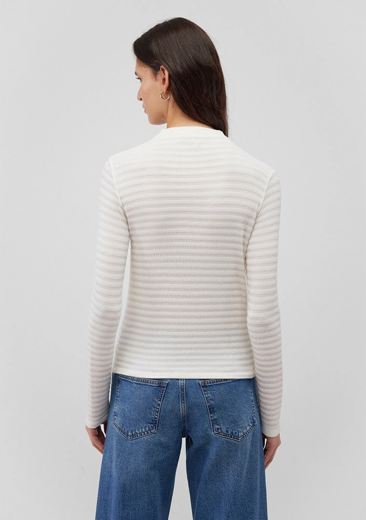 Textured White T-shirt