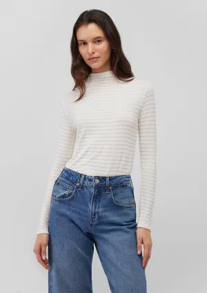 Textured White T-shirt
