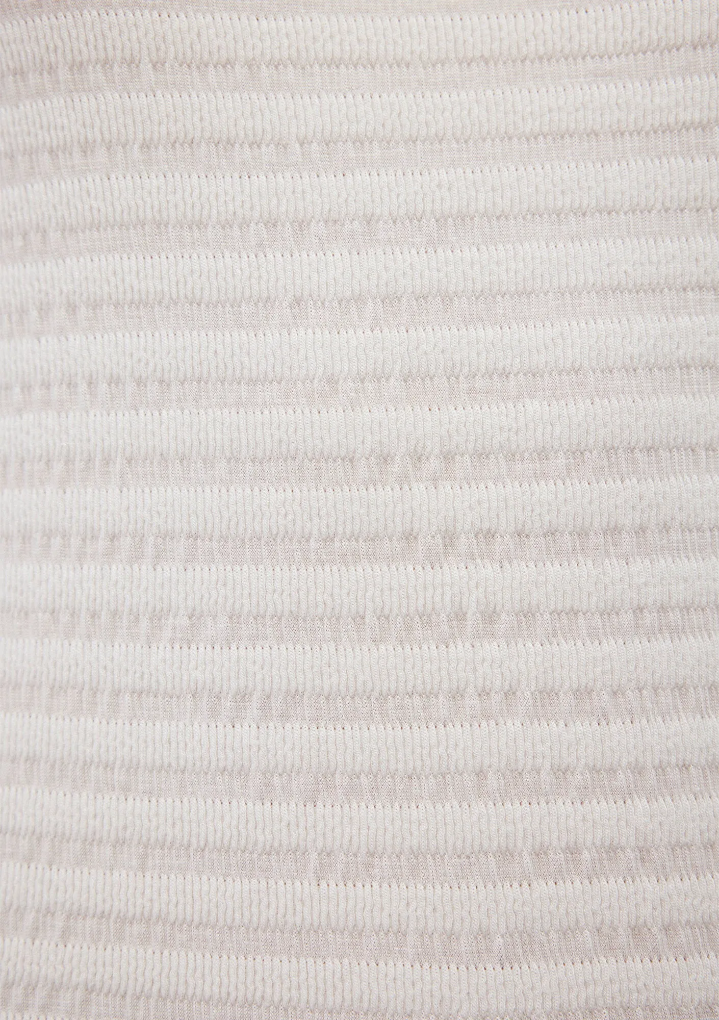 Textured White T-shirt
