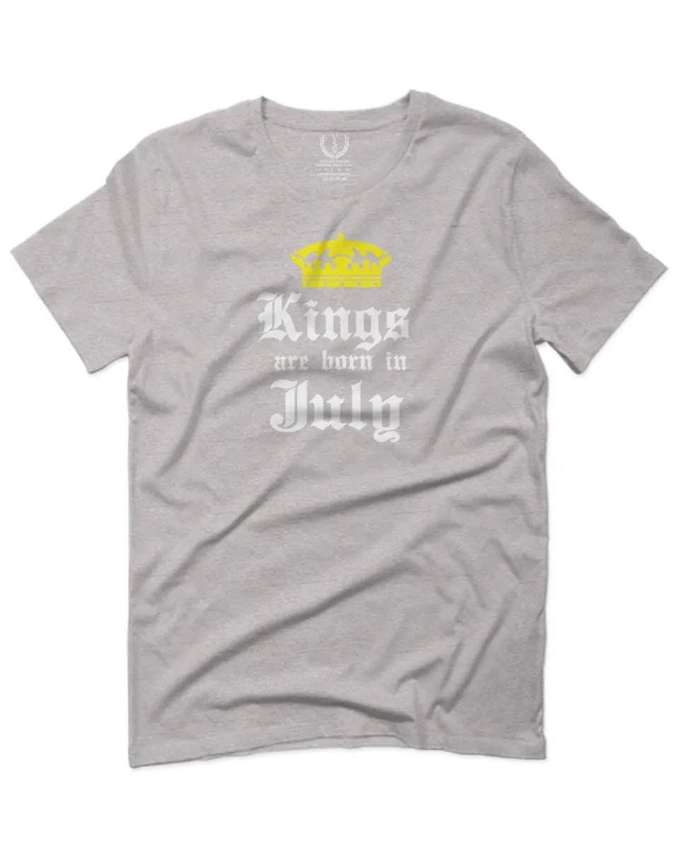 The Best Birthday Gift Kings are Born in July For men T Shirt