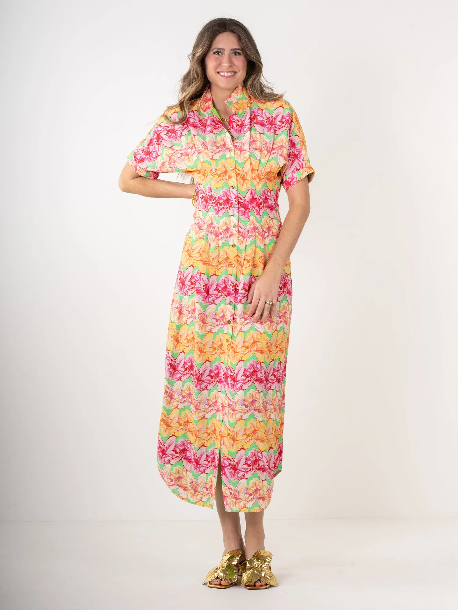 The Georgia Dress - Azalea