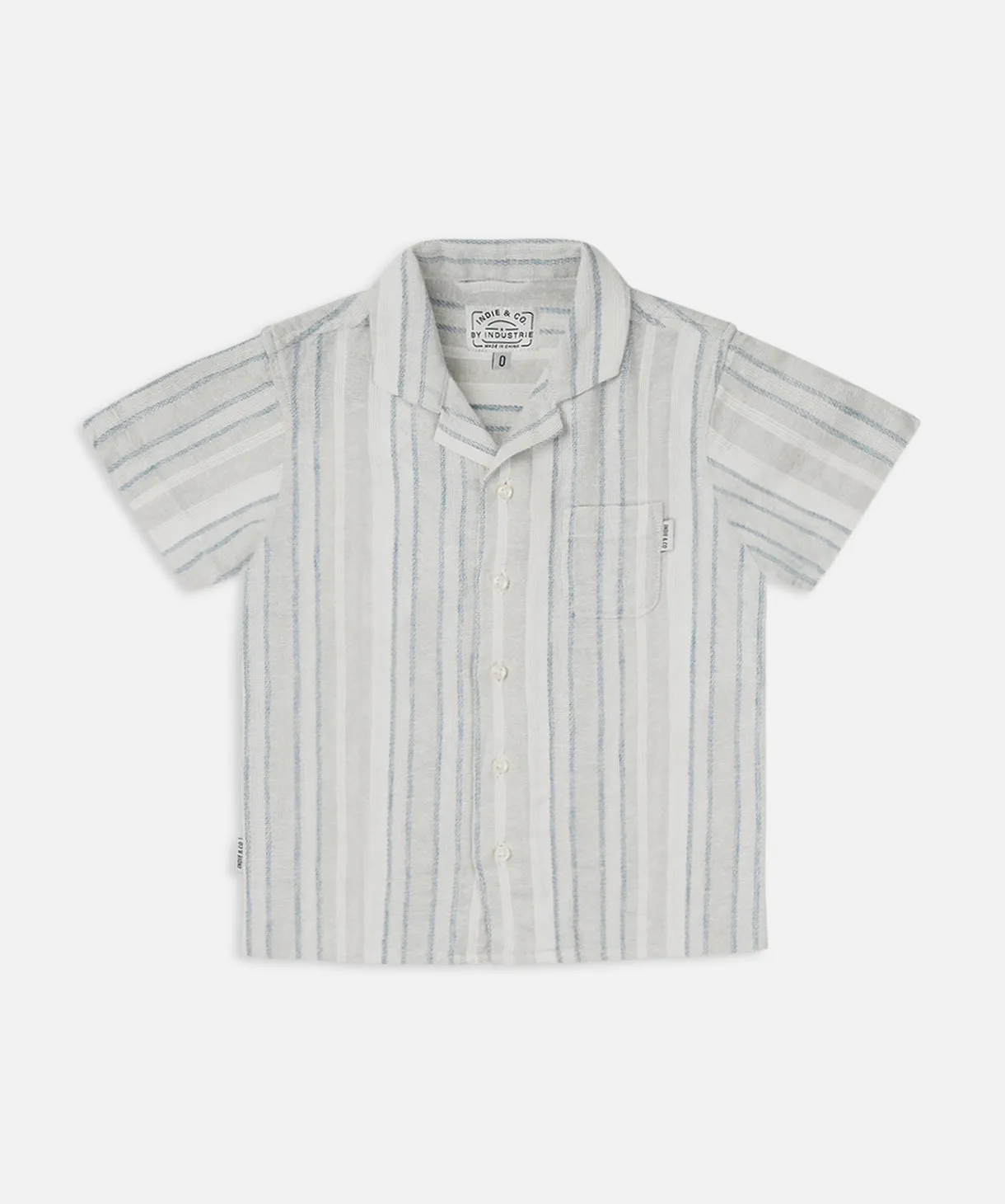The Indie Livorno S/s Shirt - Stone Multi