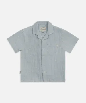 The Indie Seguro S/s Shirt - Silver Blue