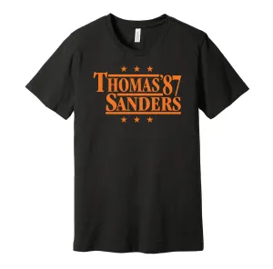 Thomas & Sanders '87 - Oklahoma Football Political Campaign Parody T-Shirt - Hyper Than Hype Shirts