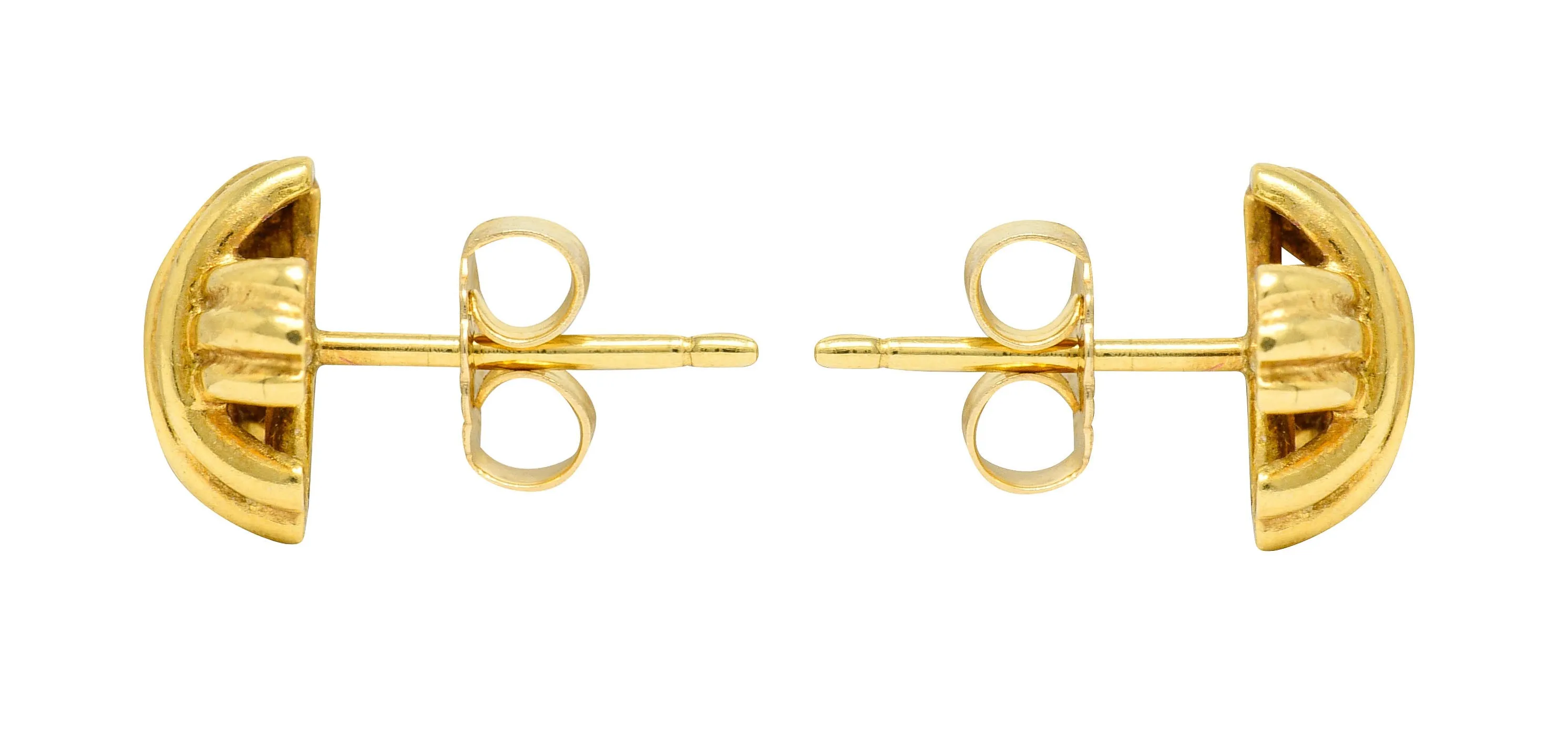 Tiffany & Co. 18 Karat Gold Signature X Stud Earrings