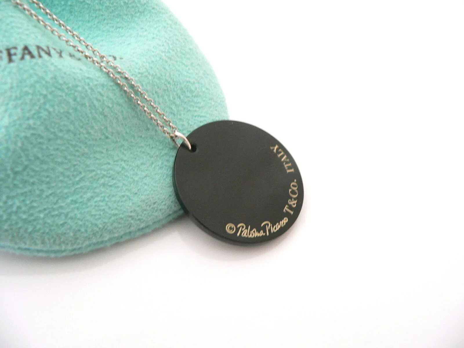 Tiffany & Co Silver Picasso Loving Heart Necklace Pendant 18.9 In Gift Love