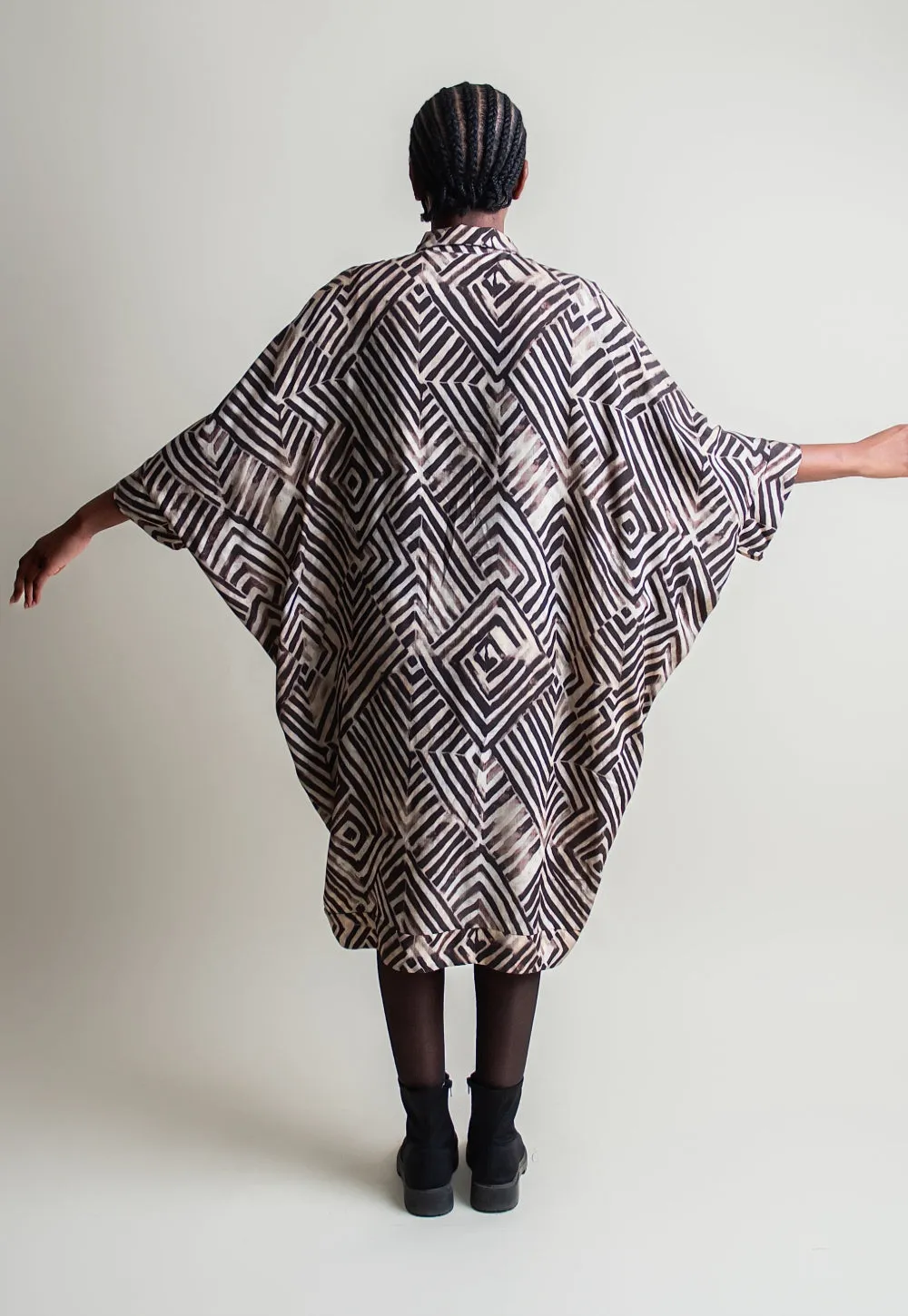 Trapeze shirt dress