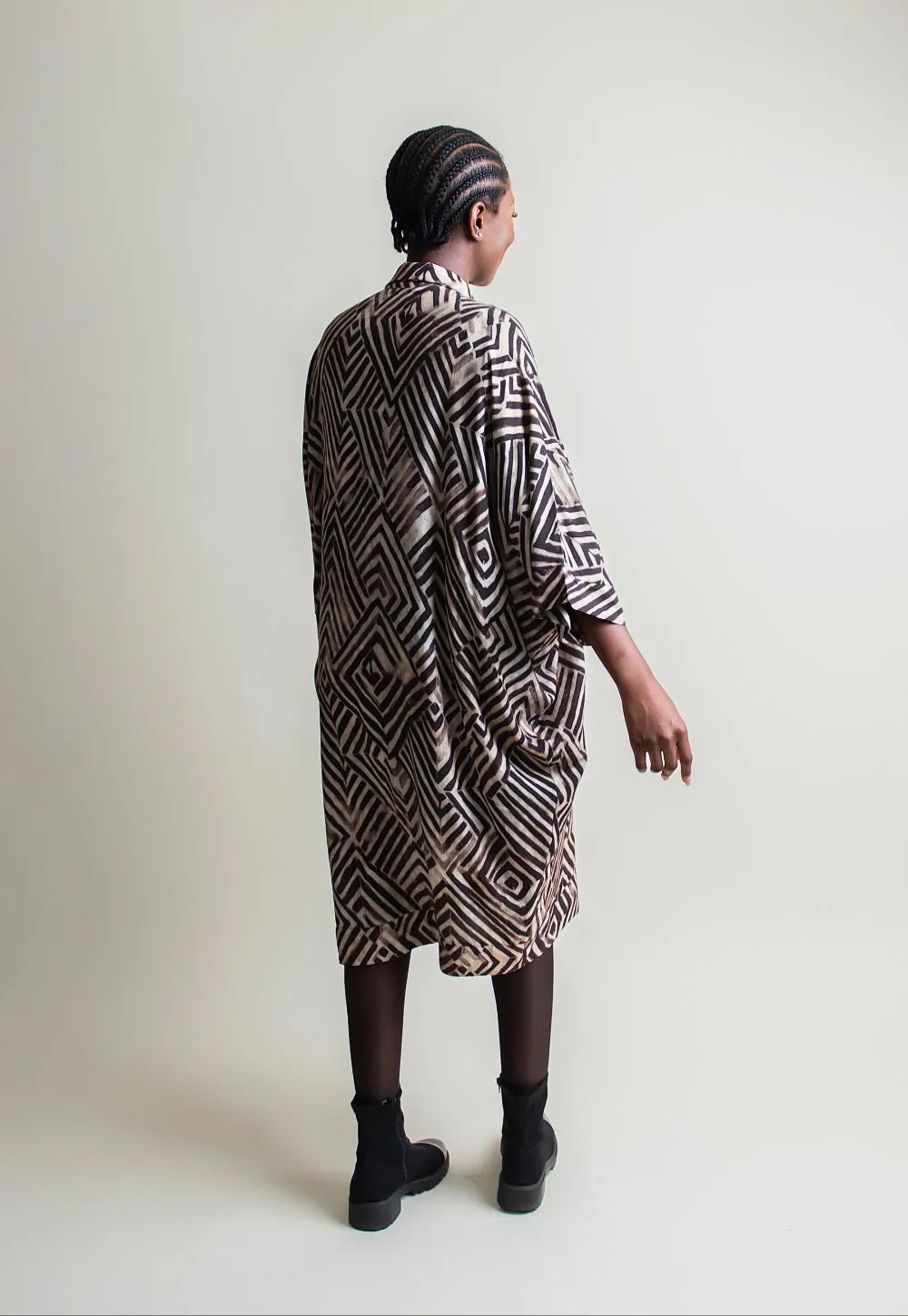 Trapeze shirt dress
