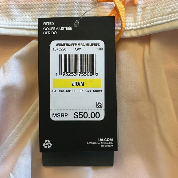 Under Armour 2-in-1 Tennis/Athletic Shorts, M, NWT!