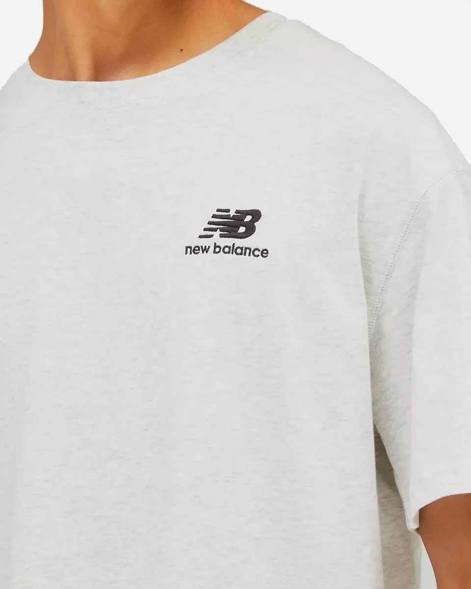 Uni Essential Tee - Sea Salt Heather