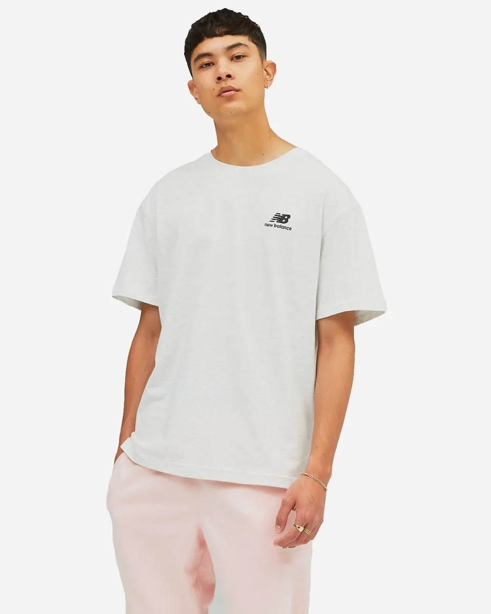 Uni Essential Tee - Sea Salt Heather