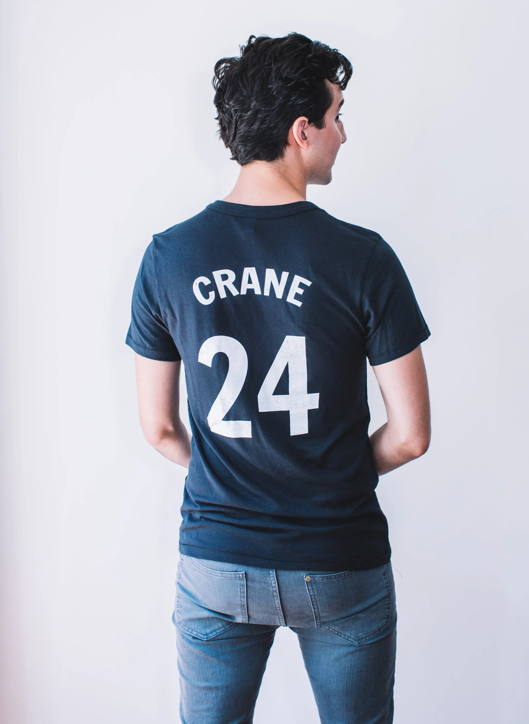 Unisex Baseball Tee: Hart Crane #24