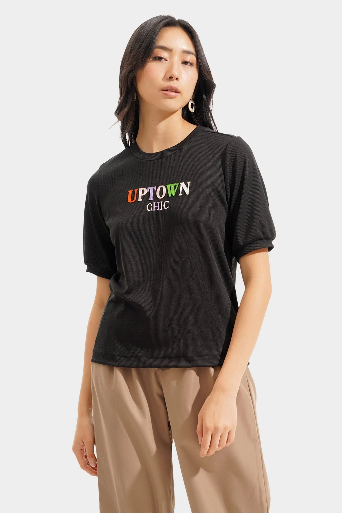 Uptown Chic Graphic Tee