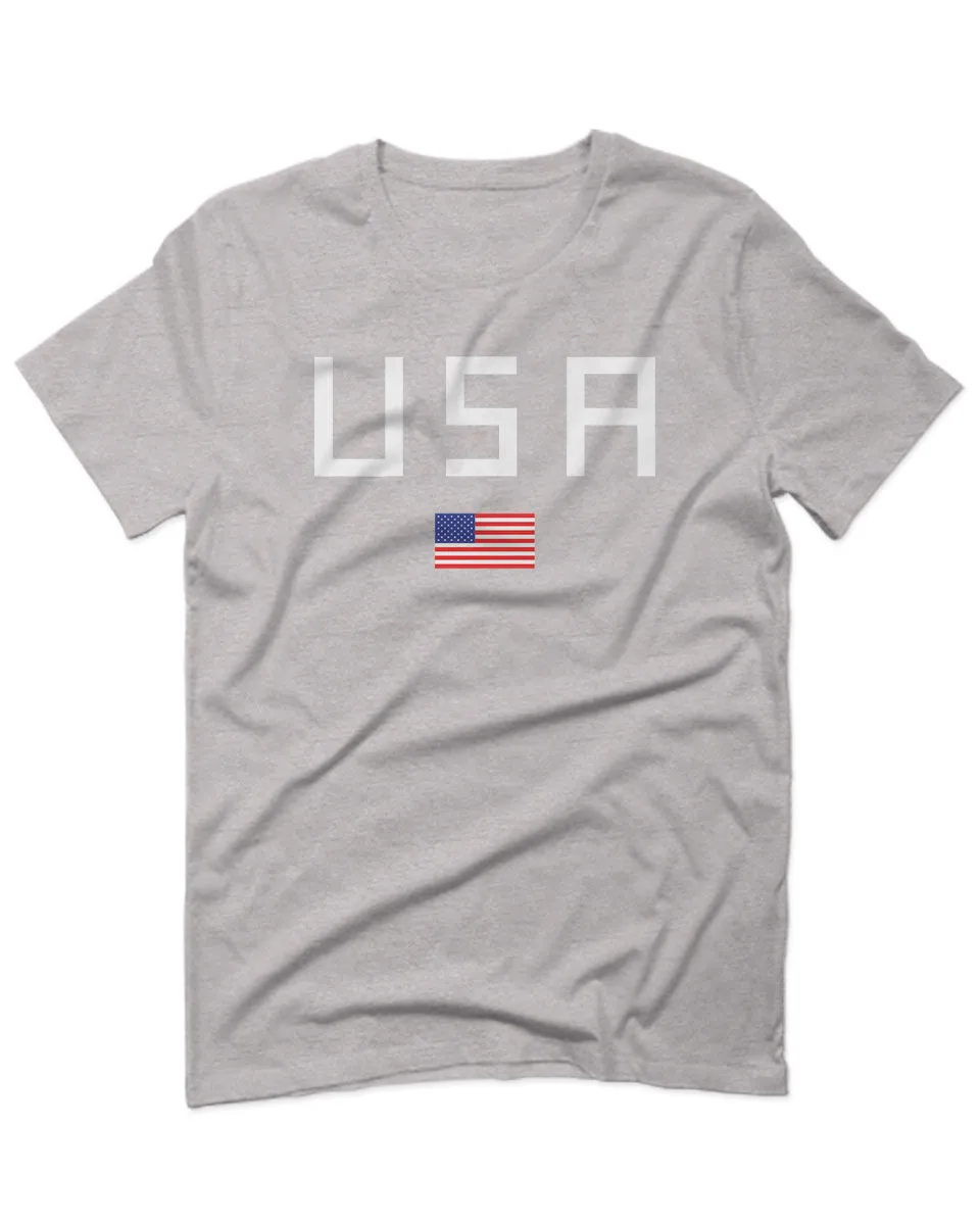 USA American Flag United States of America Patriotic  For men T Shirt