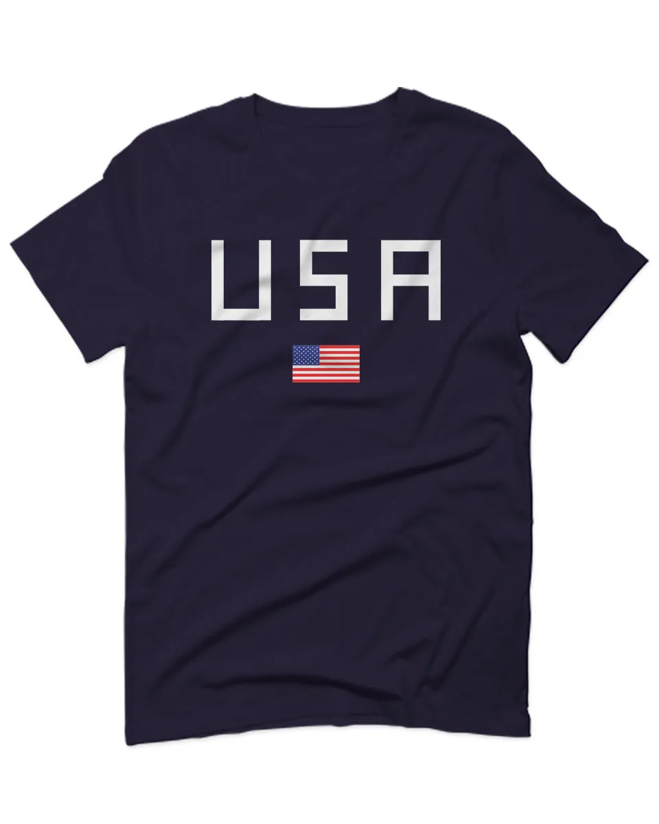 USA American Flag United States of America Patriotic  For men T Shirt