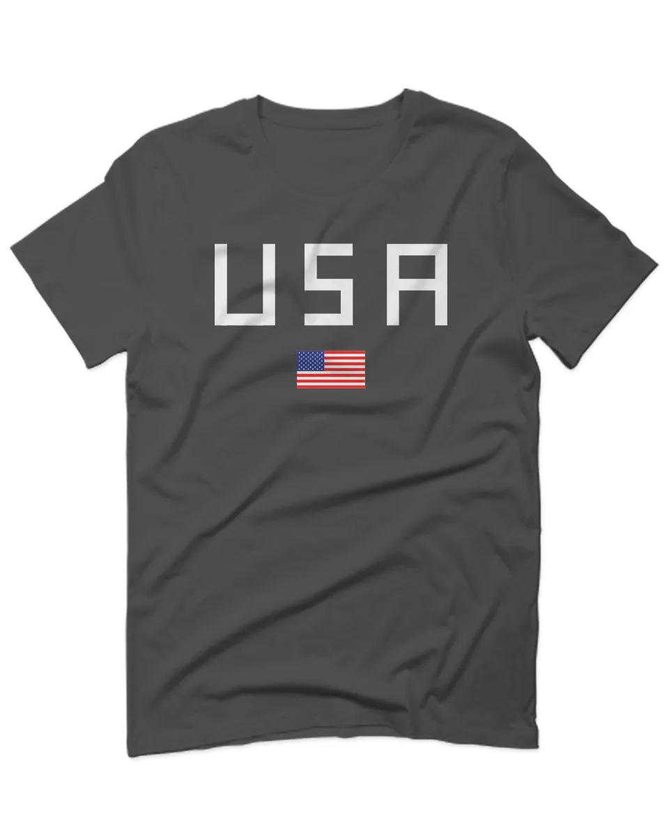 USA American Flag United States of America Patriotic  For men T Shirt