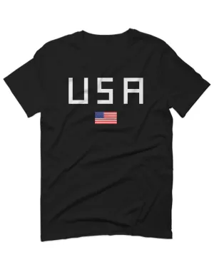 USA American Flag United States of America Patriotic  For men T Shirt