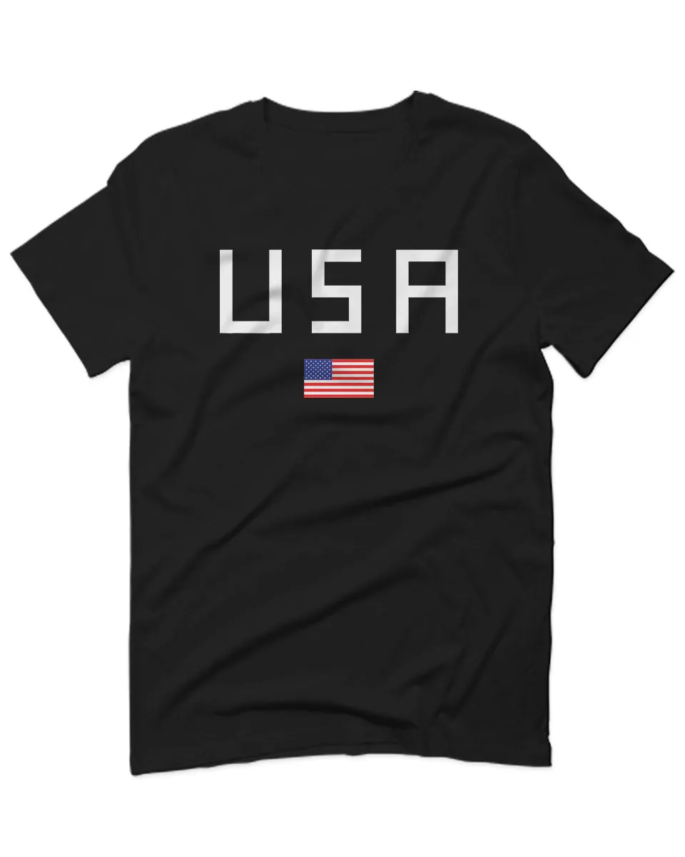 USA American Flag United States of America Patriotic  For men T Shirt