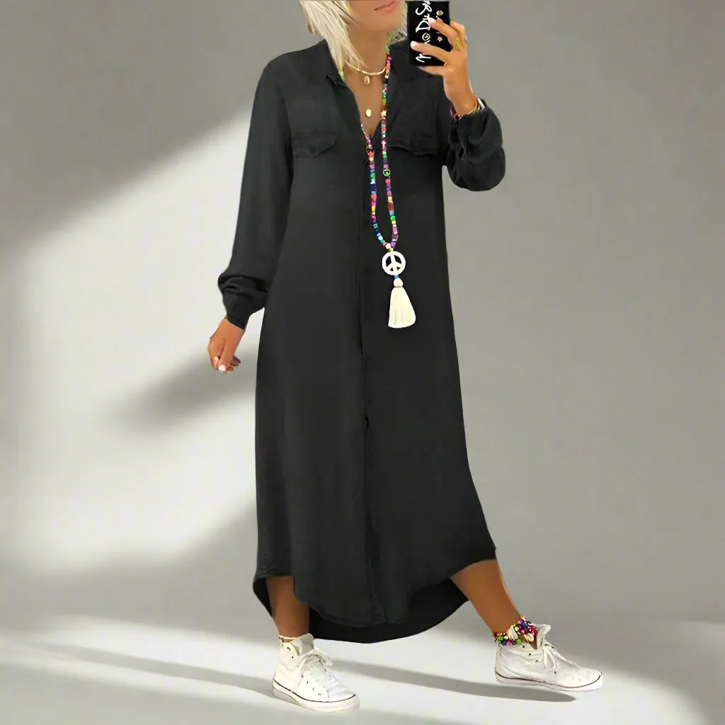 VANESA - COMFORTABLE BREATHABLE DENIM DRESS