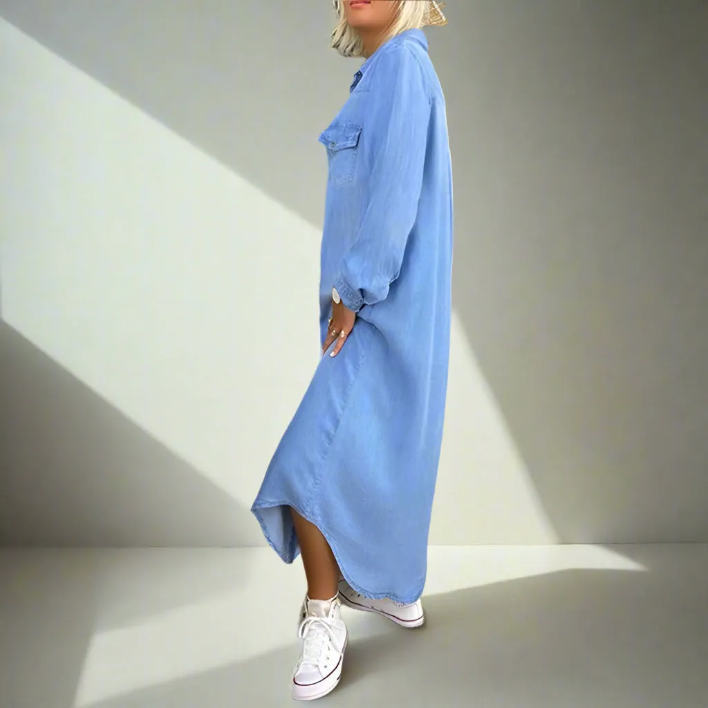 VANESA - COMFORTABLE BREATHABLE DENIM DRESS