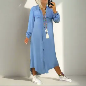 VANESA - COMFORTABLE BREATHABLE DENIM DRESS
