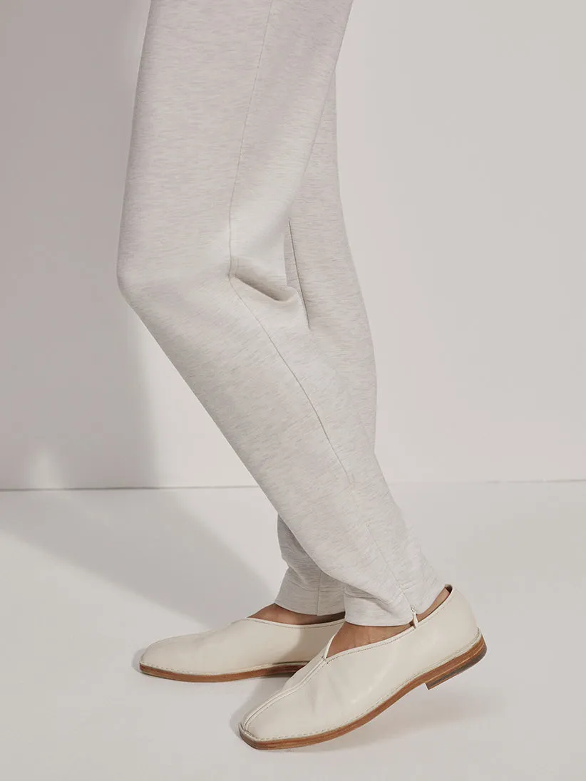 Varley Slim Zip Hem Pant Ivory Marl