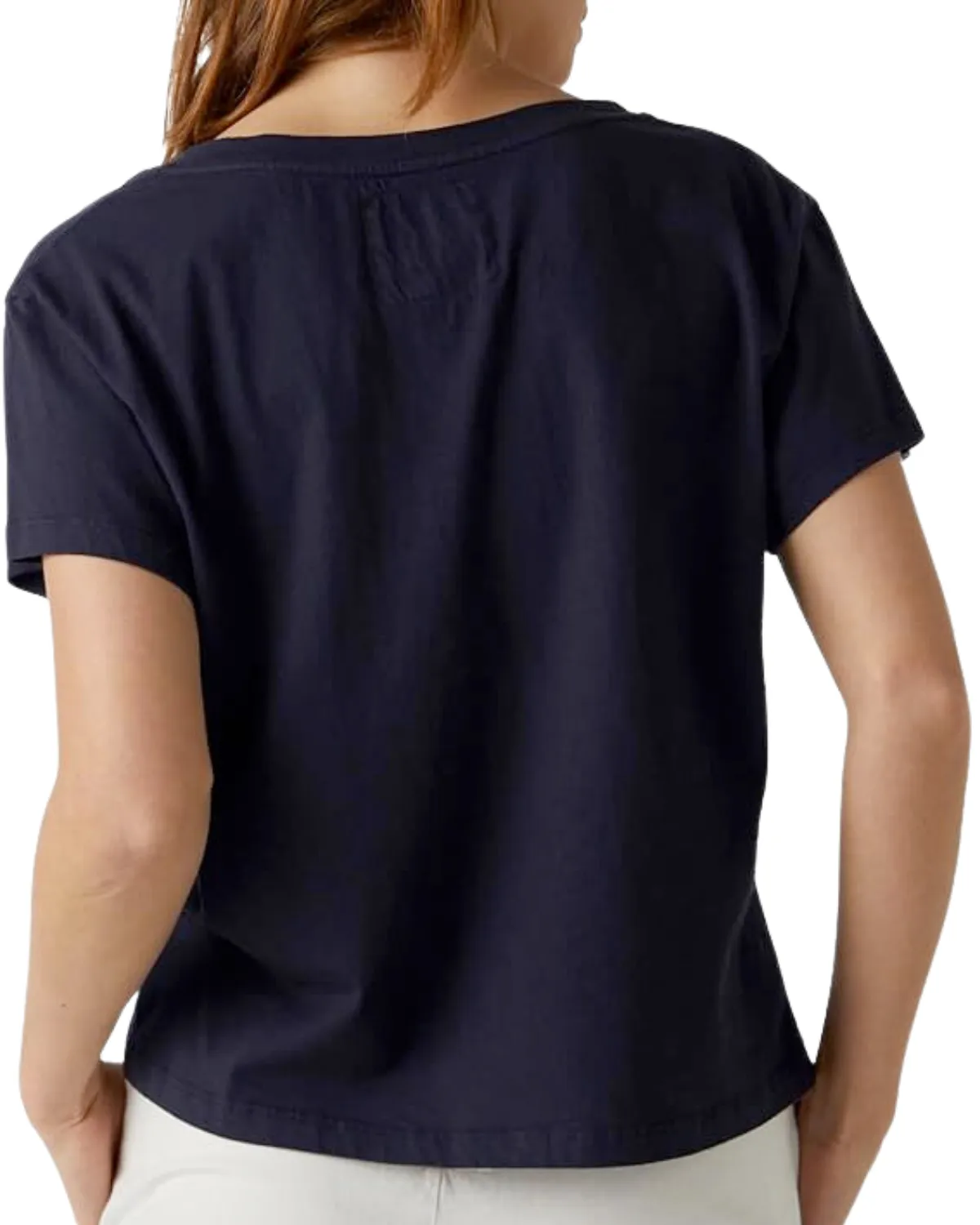 Venice V-Neck Tee (Navy)