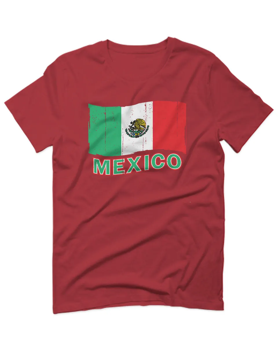 VICES AND VIRTUESS Distressed Bandera Mexico Mexican Flag Coat of arms For men T Shirt