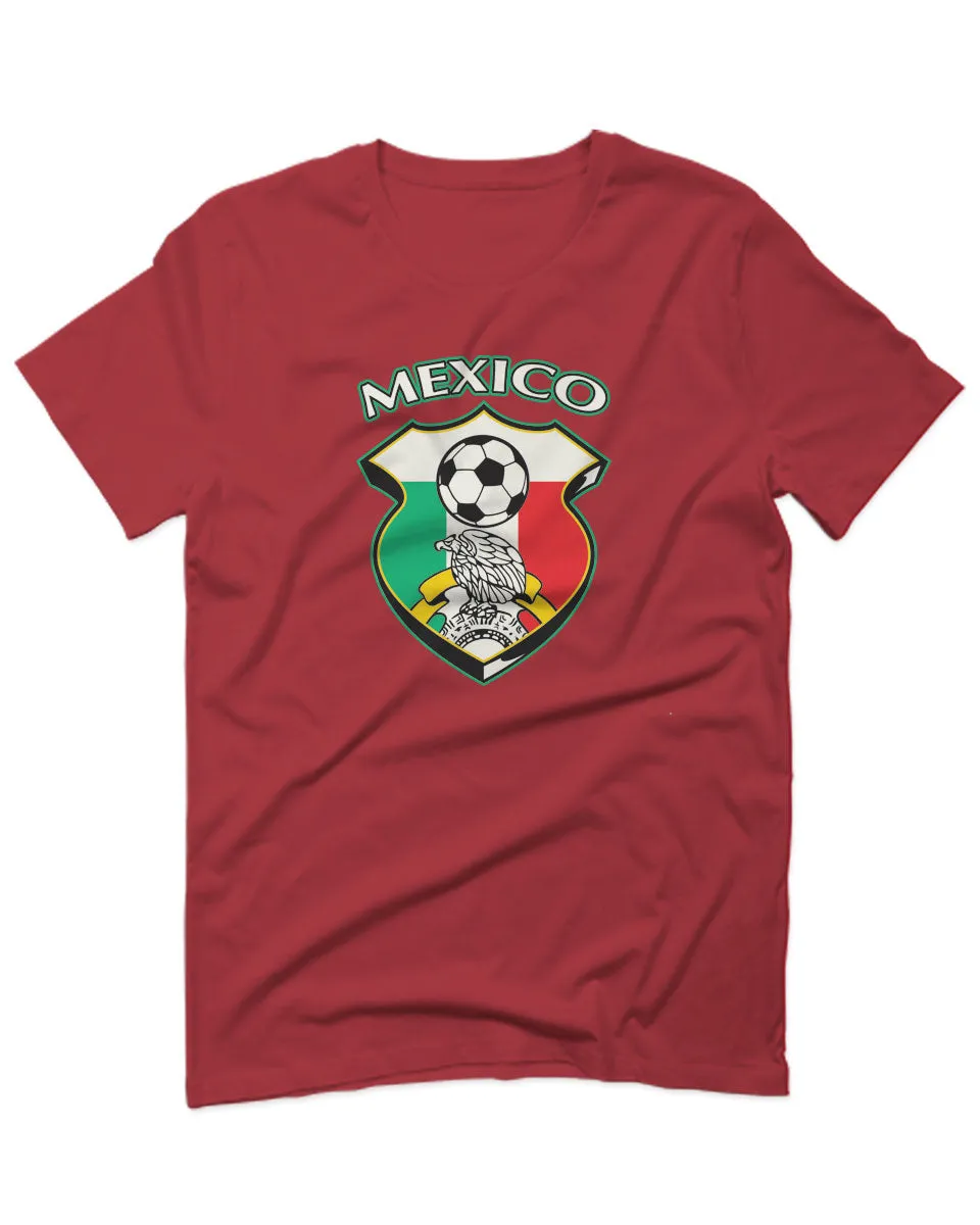 VICES AND VIRTUESS Escudo Mexicano Futbol Mexico Mexican Football Shield For men T Shirt