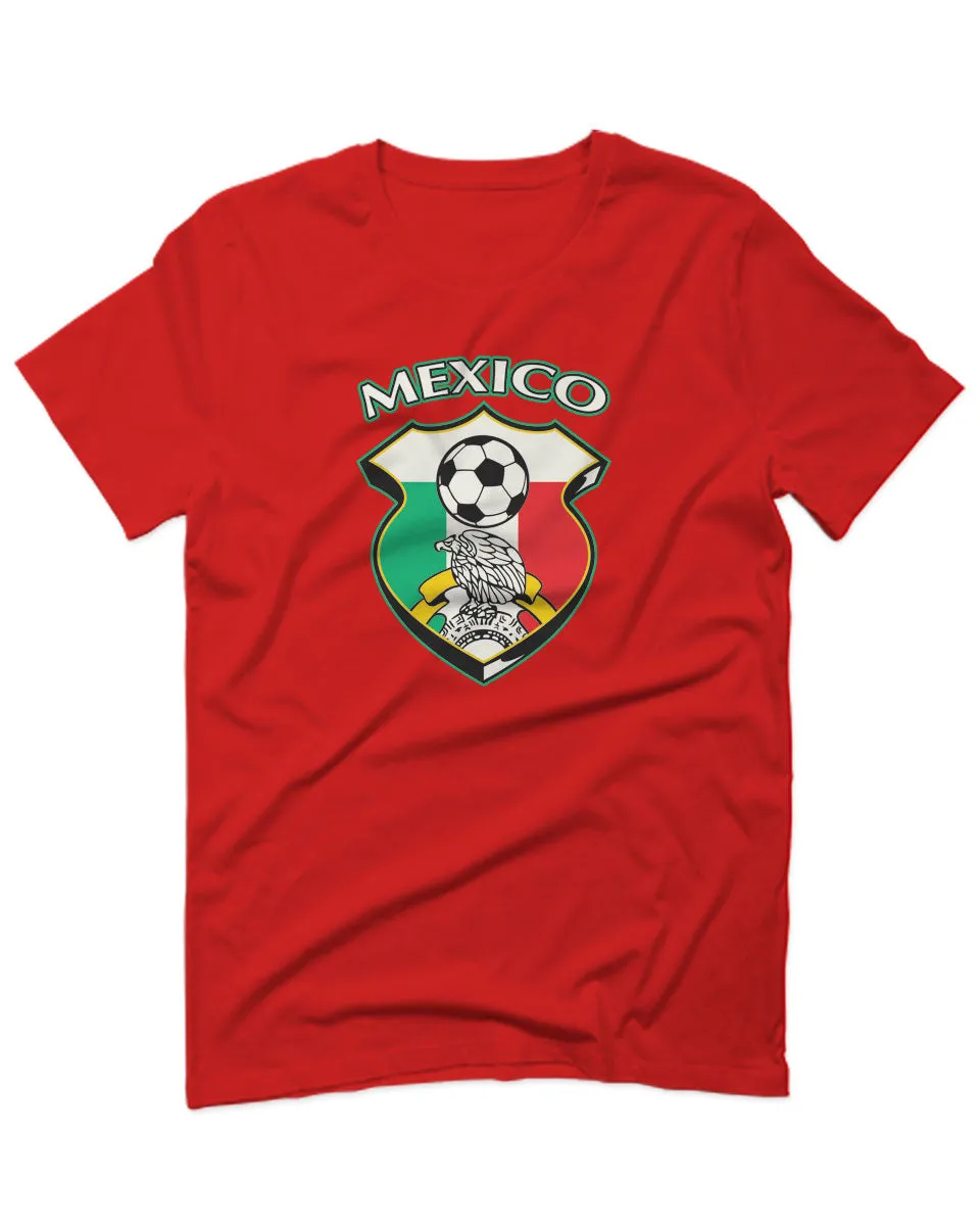 VICES AND VIRTUESS Escudo Mexicano Futbol Mexico Mexican Football Shield For men T Shirt