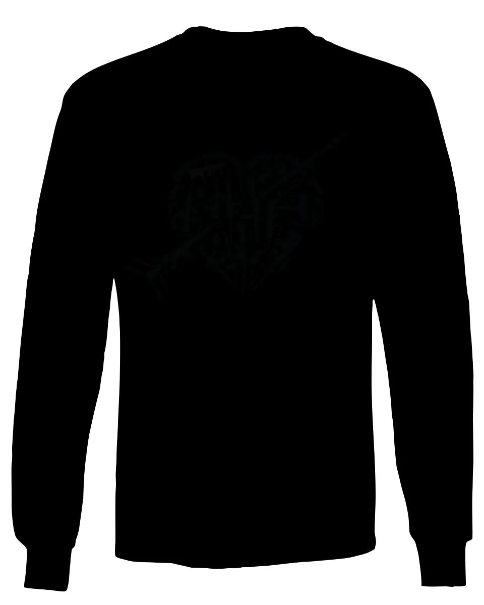 VICES AND VIRTUESS Second Amendment American Gun Rights arms Weapon Heart USA mens Long sleeve t shirt