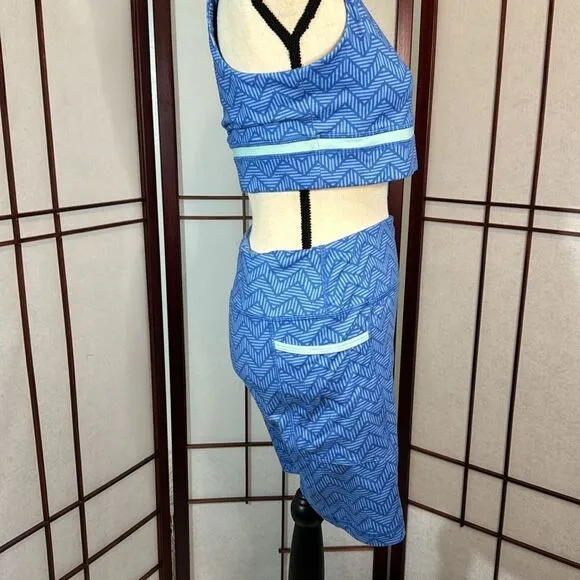 Vineyard Vines Performance 2pc workout outfit bra and shorts