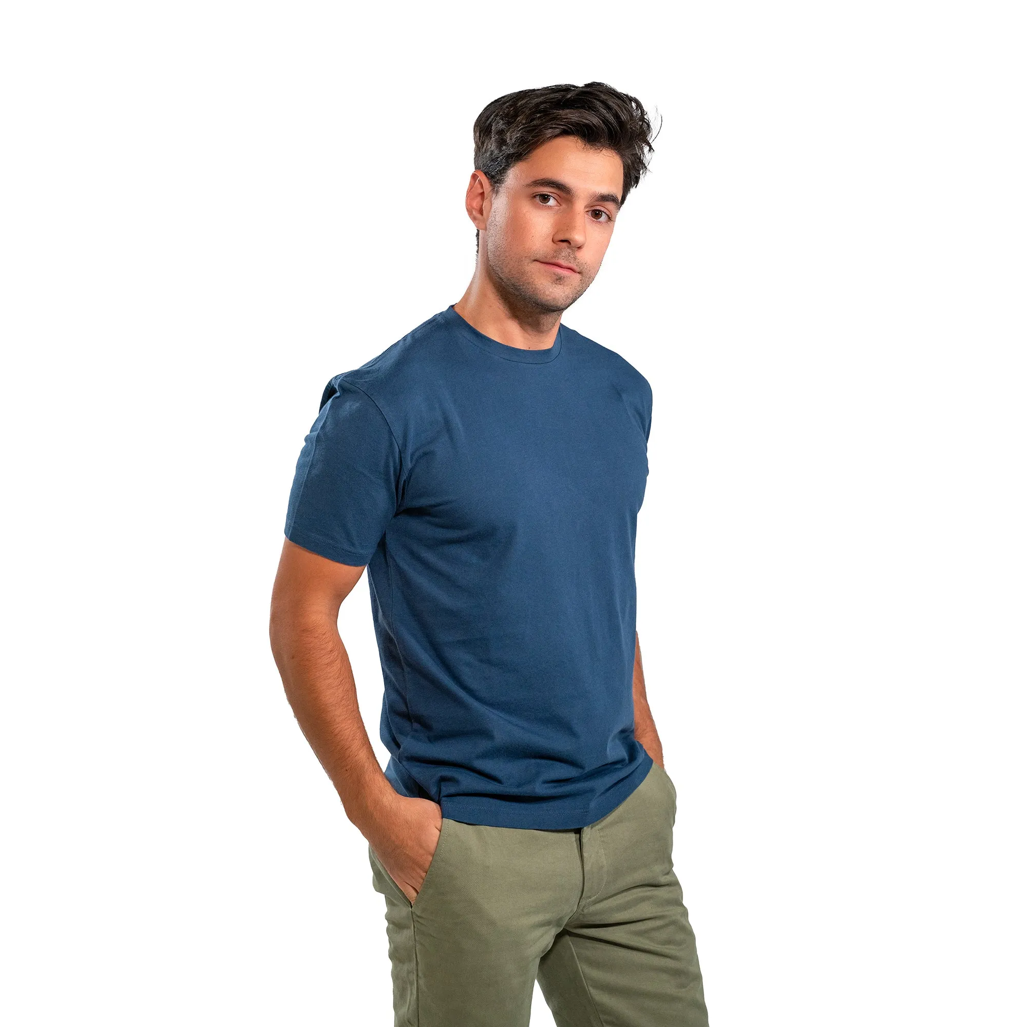 Vintage Crew T-Shirt - Navy