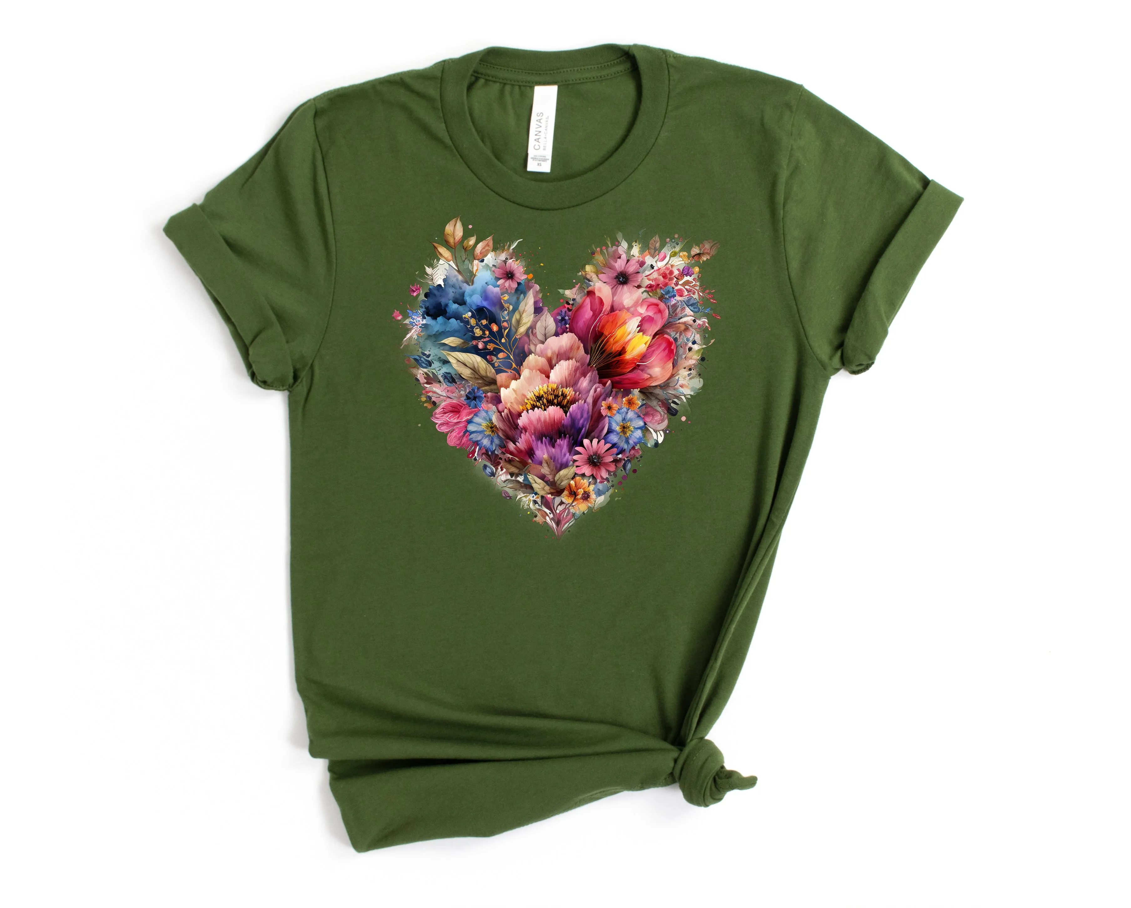 Vintage Floral Heart