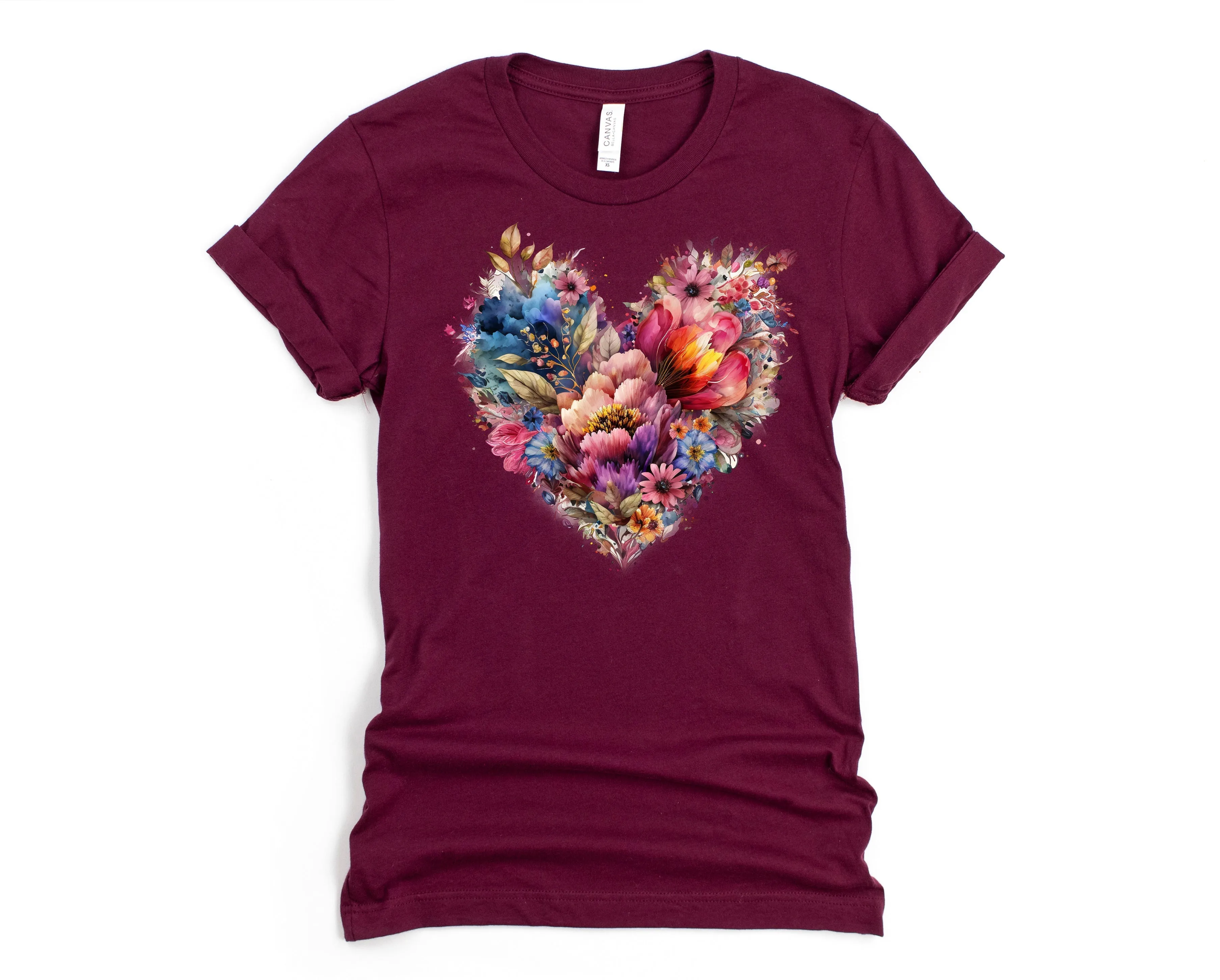 Vintage Floral Heart