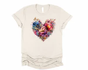 Vintage Floral Heart
