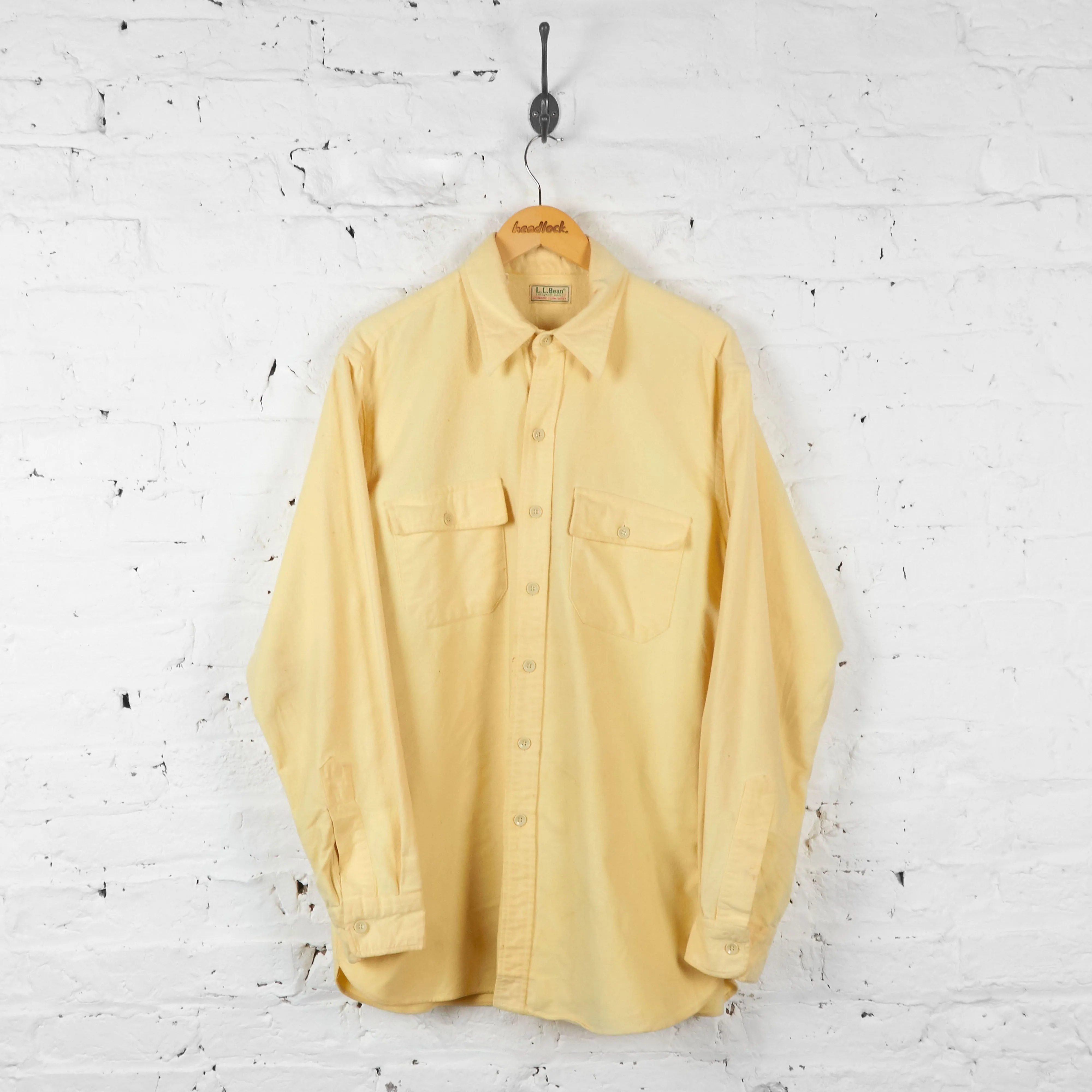 Vintage L.L Bean Shirt - Yellow - L