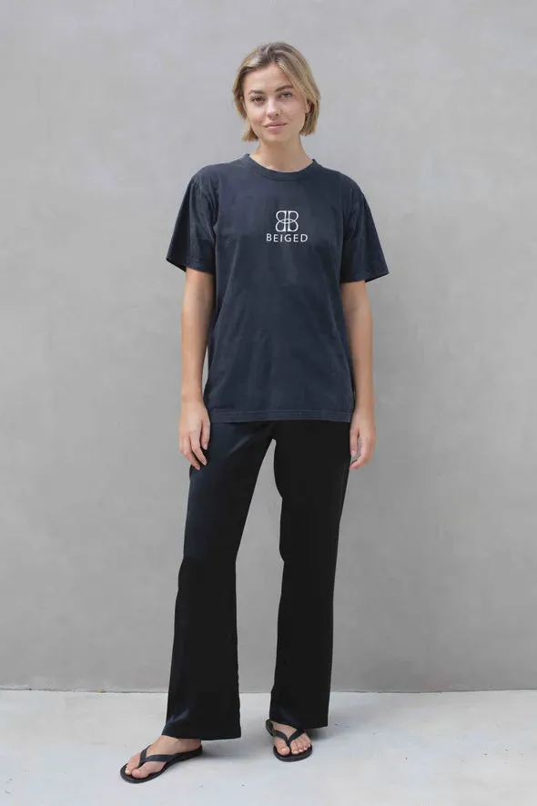 Vintage Logo Tee - Washed Black