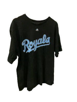 Vintage MLB Kansas City Royals Gordon 4 Black T-Shirt X-Large