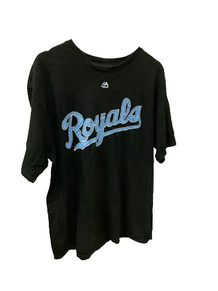 Vintage MLB Kansas City Royals Gordon 4 Black T-Shirt X-Large