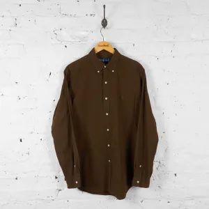 Vintage Ralph Lauren Classic Fit Shirt - Brown - L