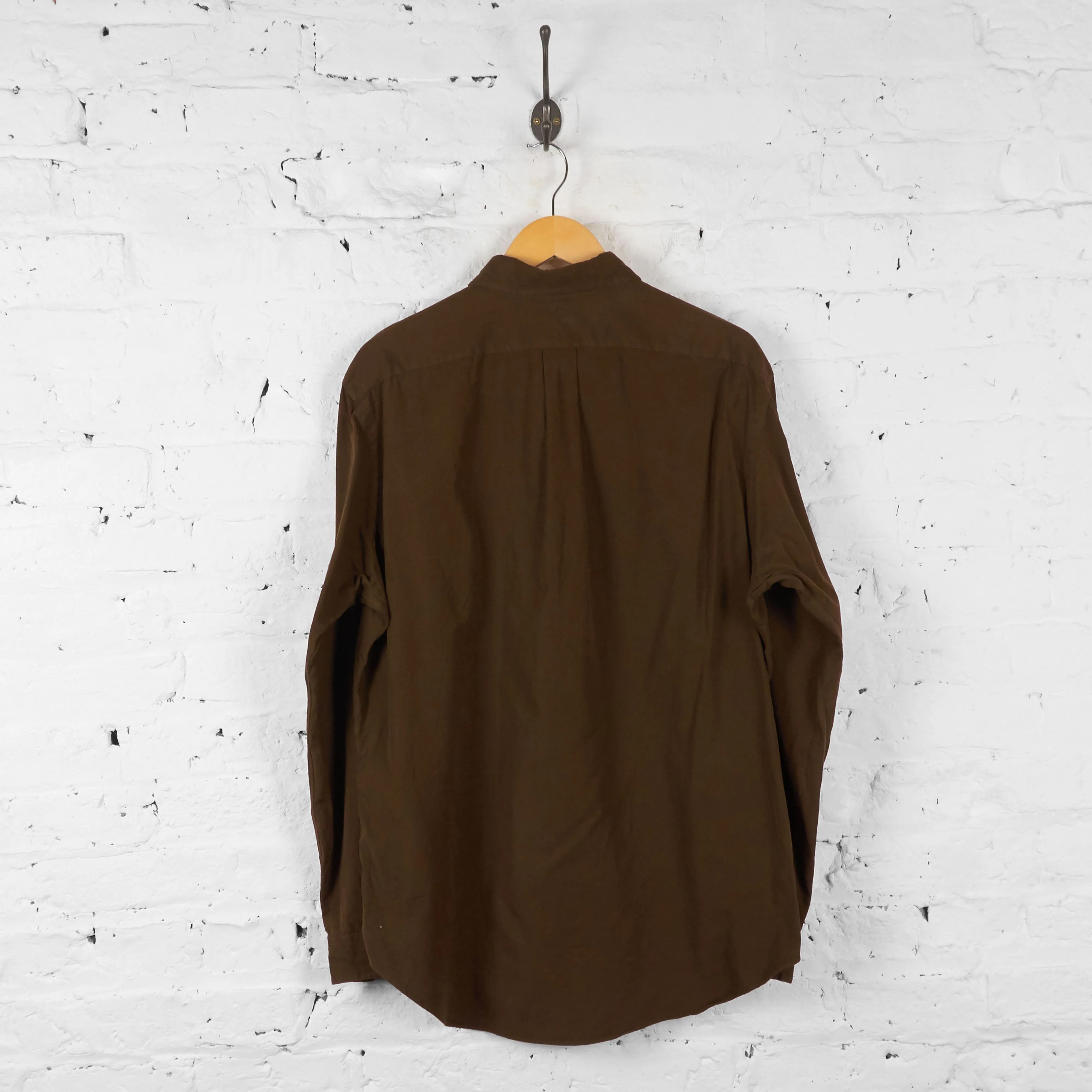 Vintage Ralph Lauren Classic Fit Shirt - Brown - L