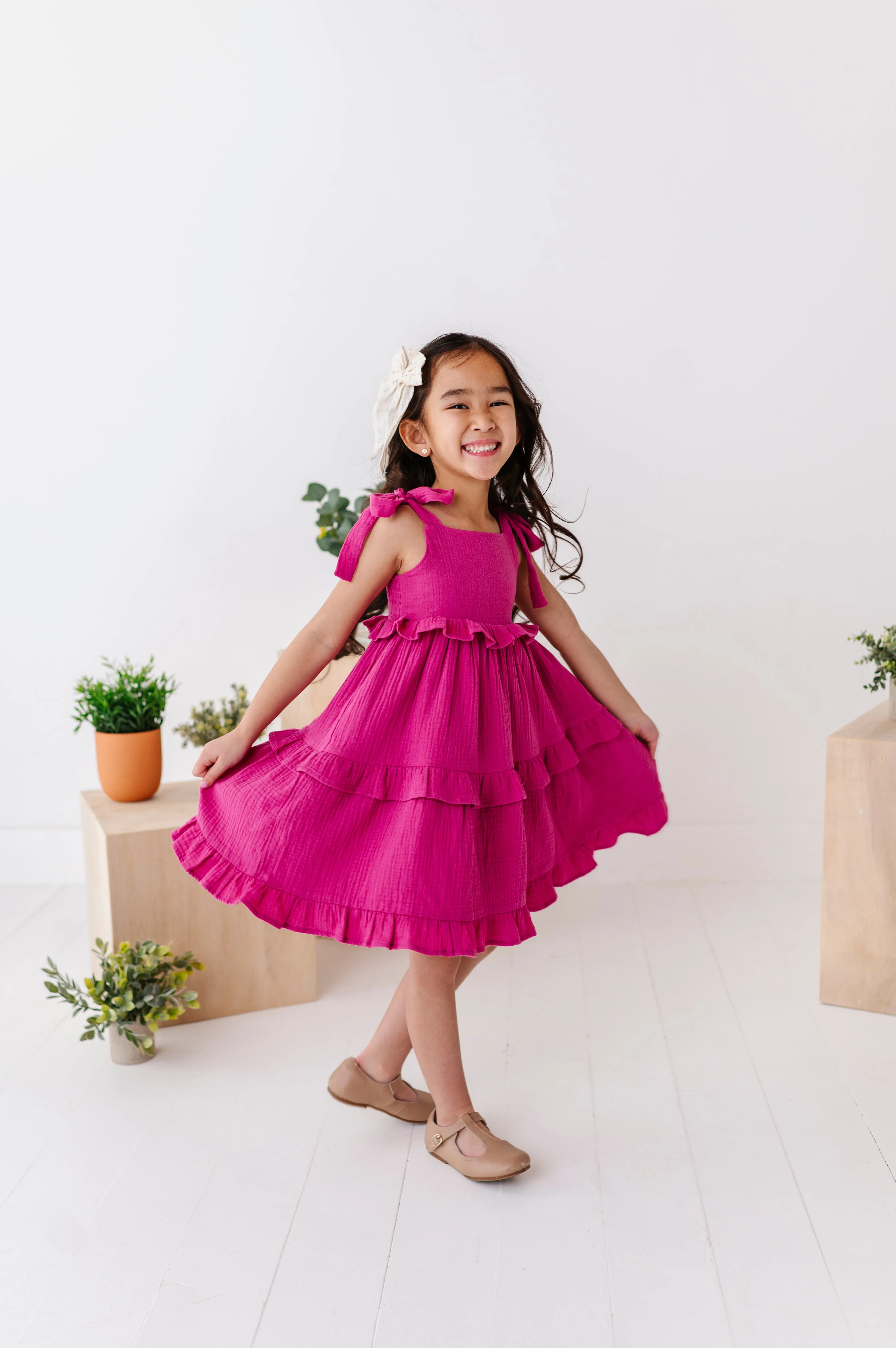 Violet Tulip | Ruffle Strappy Twirl Dress