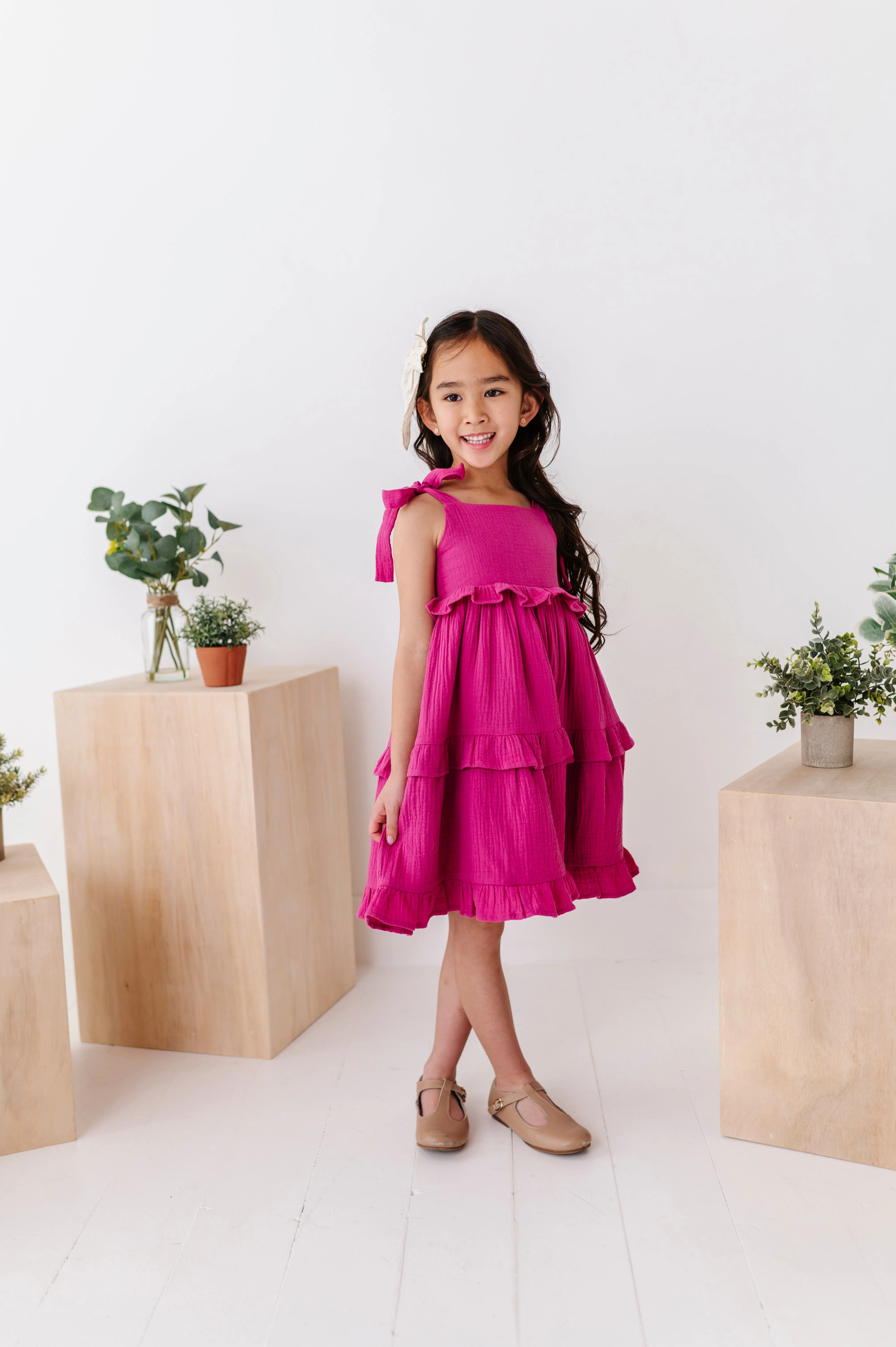 Violet Tulip | Ruffle Strappy Twirl Dress