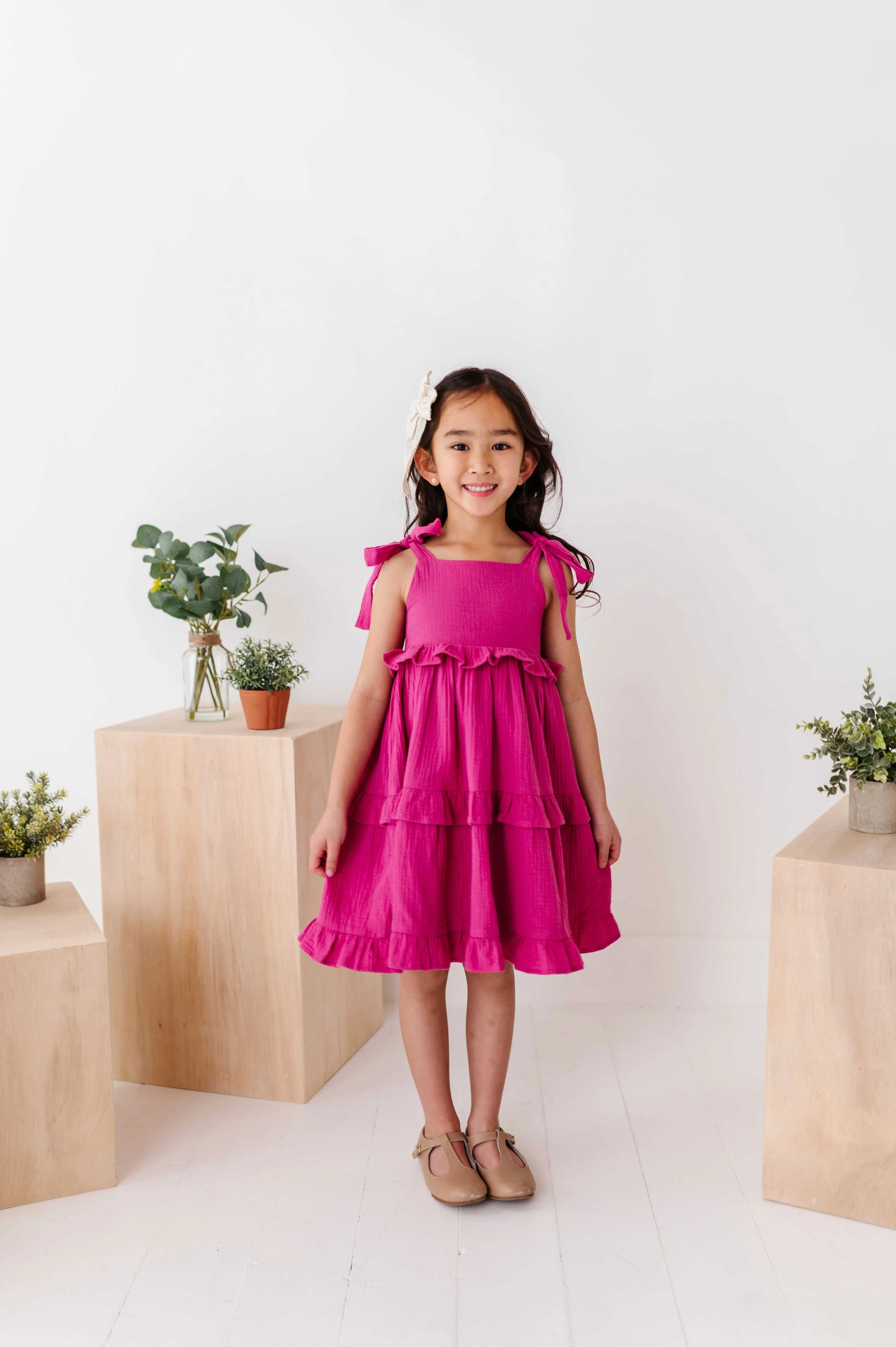 Violet Tulip | Ruffle Strappy Twirl Dress